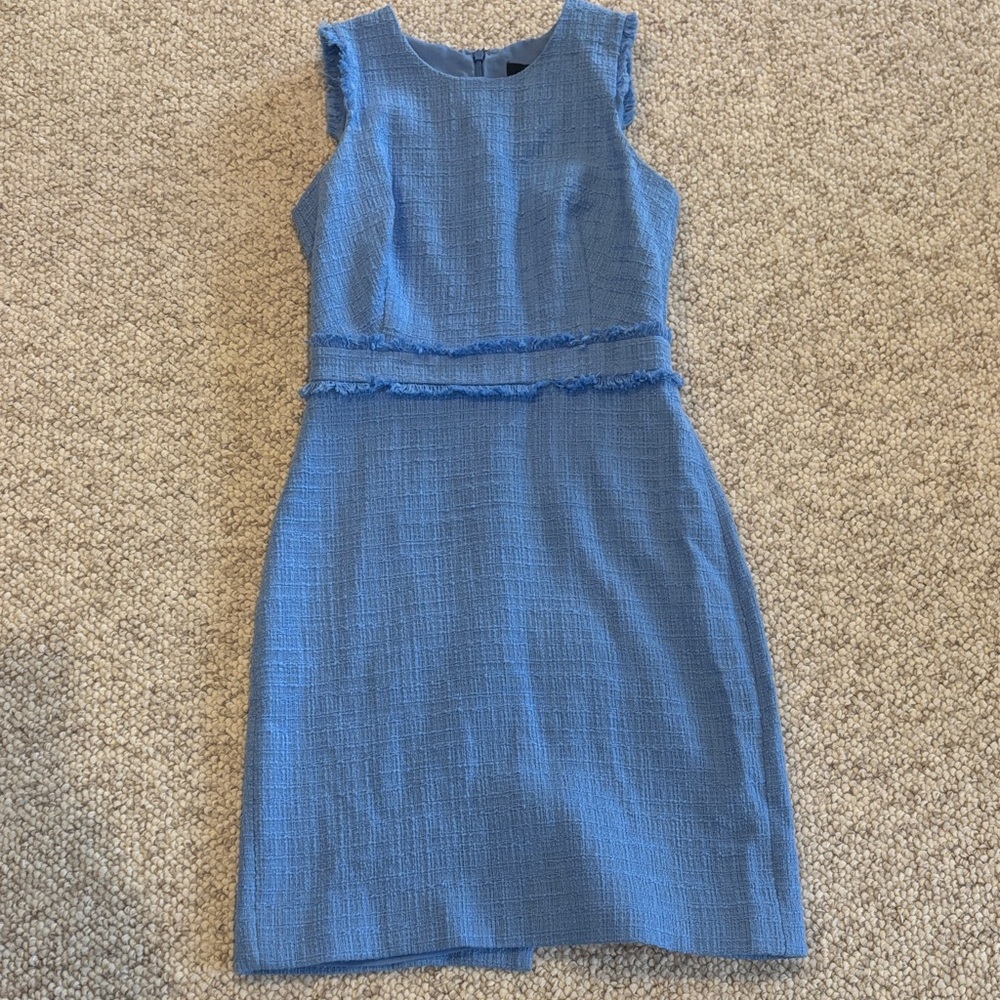 J Crew Blue Sleeveless Dress